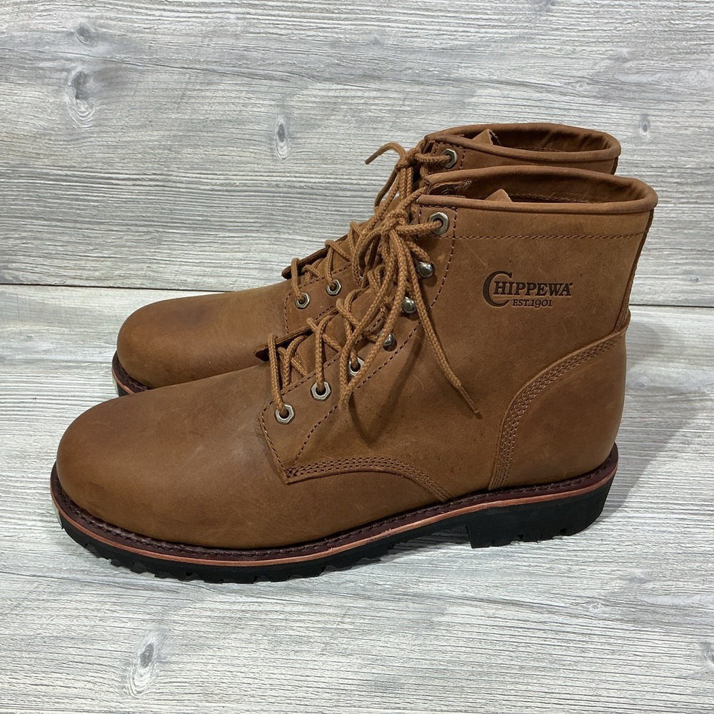 Chippewa Mens Size 14 D Classic 2.0 Limited Bourbon Brown Steel Toe Boots MC2069